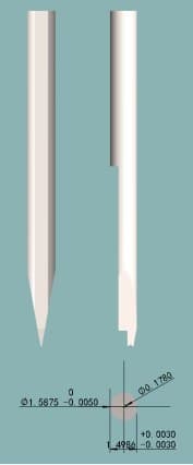 M 型柄 M 型安装杆